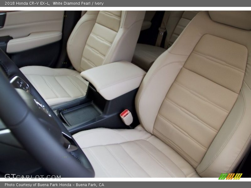 White Diamond Pearl / Ivory 2018 Honda CR-V EX-L