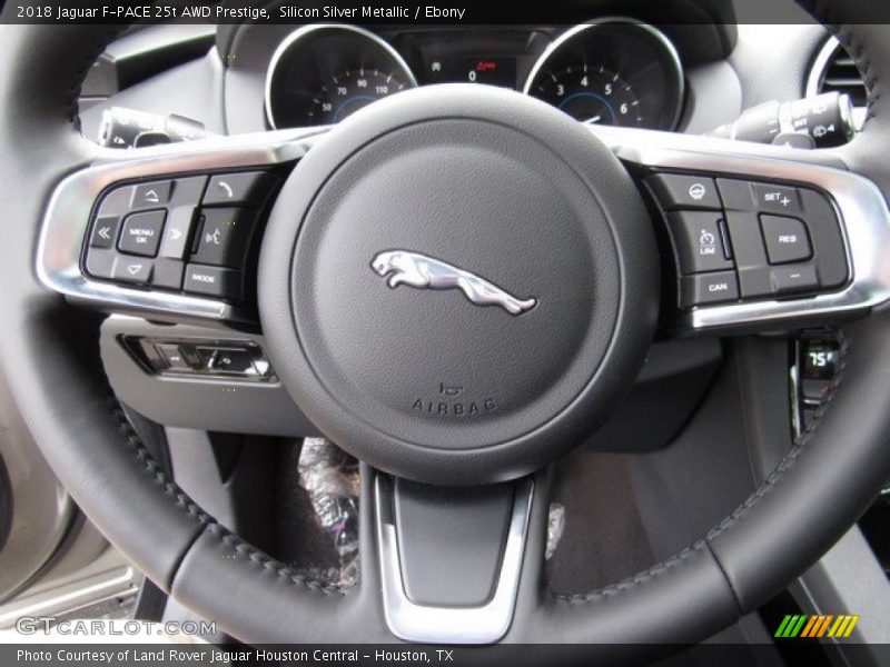 Silicon Silver Metallic / Ebony 2018 Jaguar F-PACE 25t AWD Prestige
