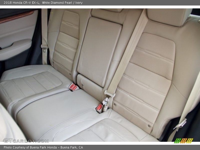White Diamond Pearl / Ivory 2018 Honda CR-V EX-L