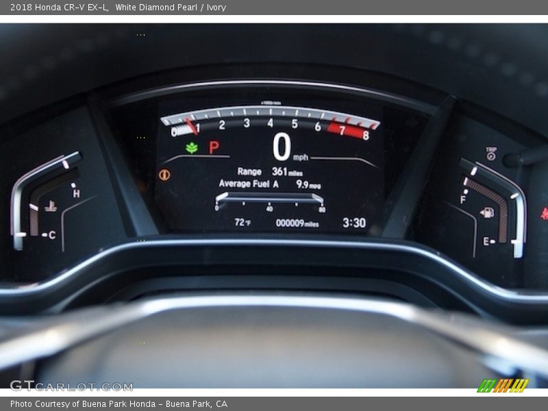 White Diamond Pearl / Ivory 2018 Honda CR-V EX-L