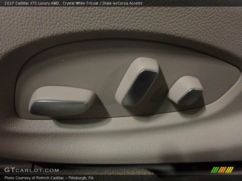 Crystal White Tricoat / Shale w/Cocoa Accents 2017 Cadillac XTS Luxury AWD
