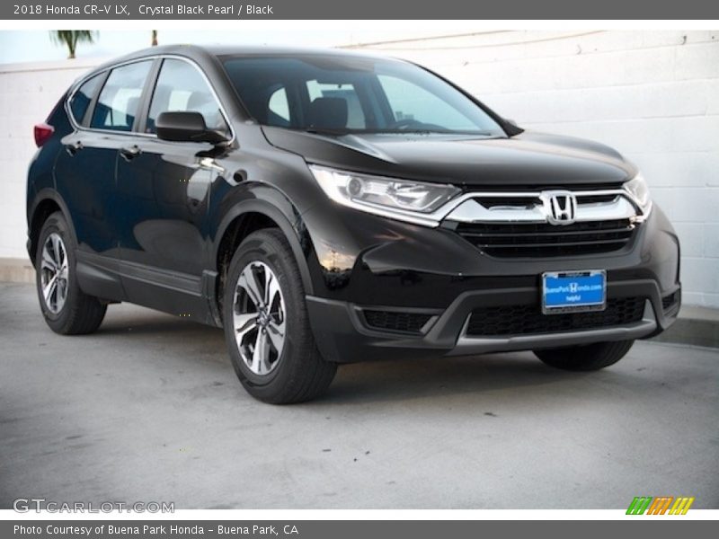 Crystal Black Pearl / Black 2018 Honda CR-V LX