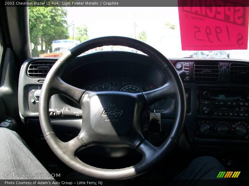 Light Pewter Metallic / Graphite 2003 Chevrolet Blazer LS 4x4