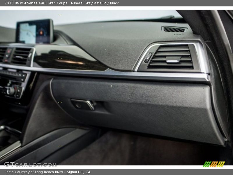 Mineral Grey Metallic / Black 2018 BMW 4 Series 440i Gran Coupe