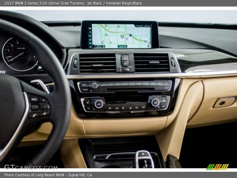 Jet Black / Venetian Beige/Black 2017 BMW 3 Series 330i xDrive Gran Turismo