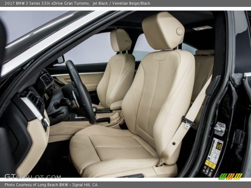Jet Black / Venetian Beige/Black 2017 BMW 3 Series 330i xDrive Gran Turismo