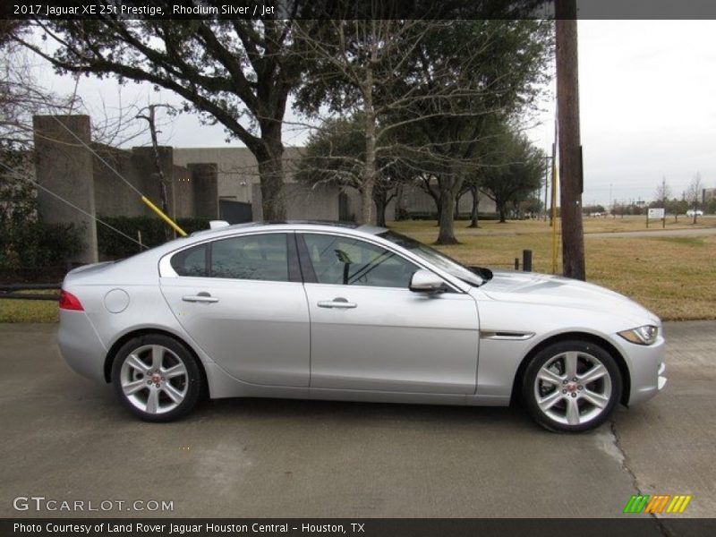 Rhodium Silver / Jet 2017 Jaguar XE 25t Prestige