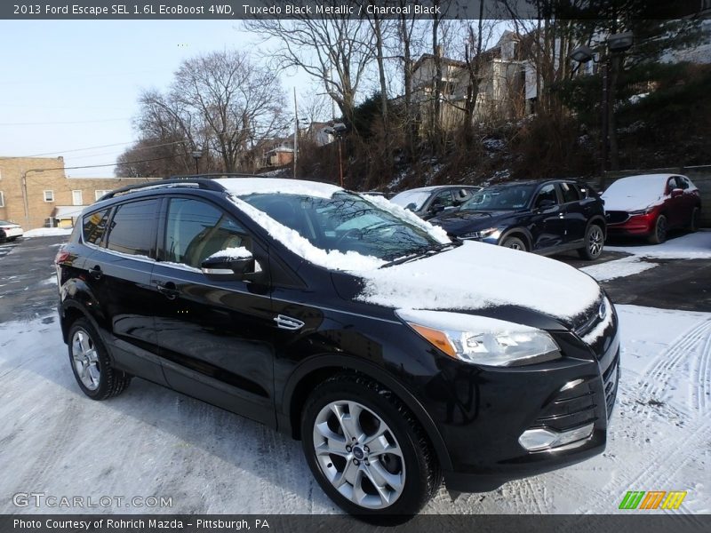 Tuxedo Black Metallic / Charcoal Black 2013 Ford Escape SEL 1.6L EcoBoost 4WD