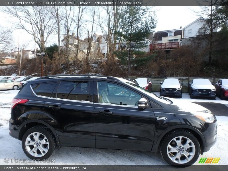 Tuxedo Black Metallic / Charcoal Black 2013 Ford Escape SEL 1.6L EcoBoost 4WD