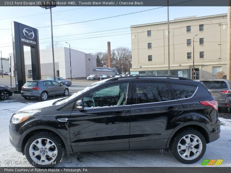 Tuxedo Black Metallic / Charcoal Black 2013 Ford Escape SEL 1.6L EcoBoost 4WD