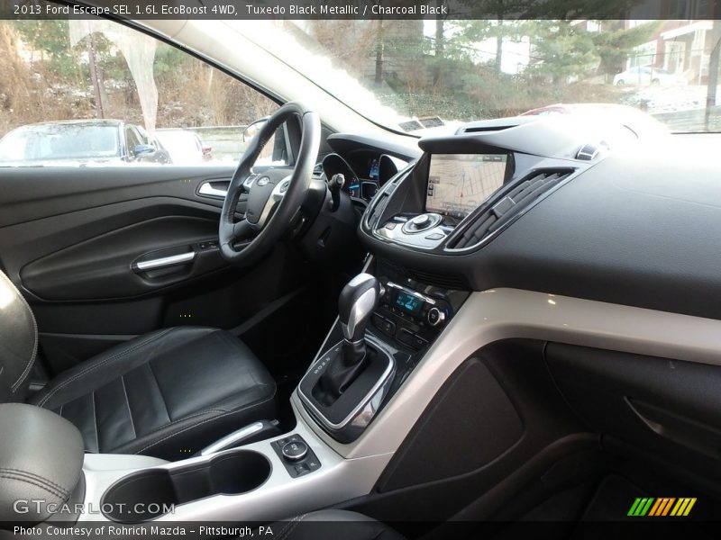Tuxedo Black Metallic / Charcoal Black 2013 Ford Escape SEL 1.6L EcoBoost 4WD