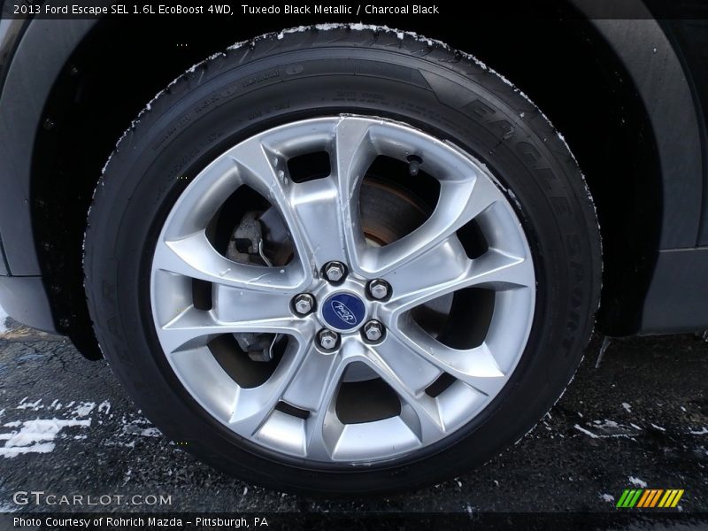 Tuxedo Black Metallic / Charcoal Black 2013 Ford Escape SEL 1.6L EcoBoost 4WD