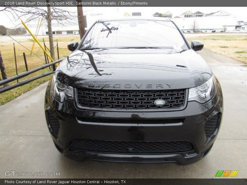 Santorini Black Metallic / Ebony/Pimento 2018 Land Rover Discovery Sport HSE