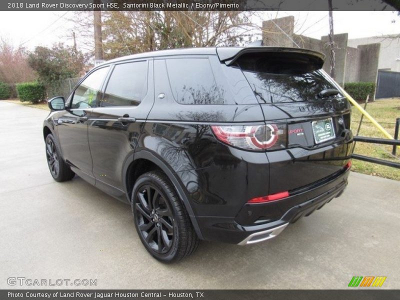 Santorini Black Metallic / Ebony/Pimento 2018 Land Rover Discovery Sport HSE