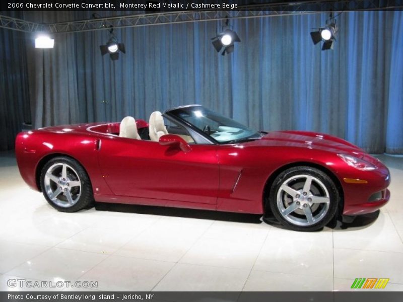 Monterey Red Metallic / Cashmere Beige 2006 Chevrolet Corvette Convertible
