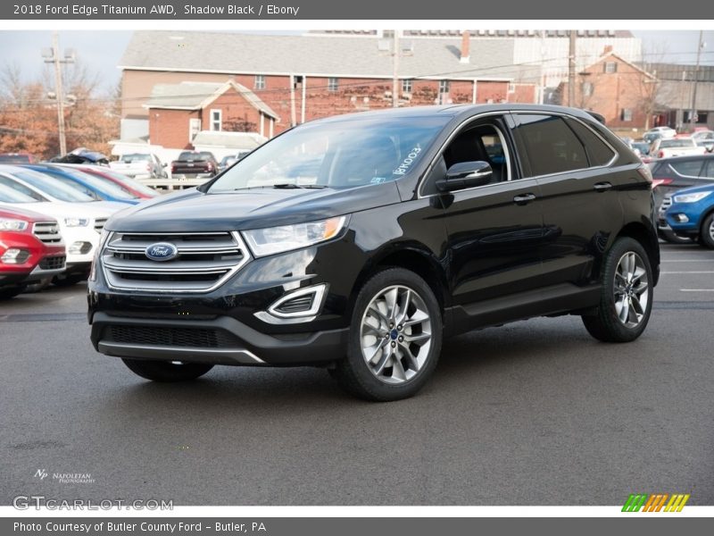 Shadow Black / Ebony 2018 Ford Edge Titanium AWD