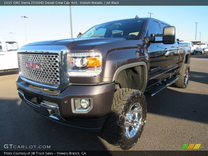Iridium Metallic / Jet Black 2015 GMC Sierra 2500HD Denali Crew Cab 4x4