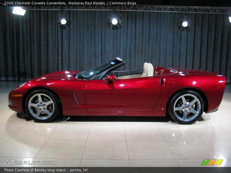 Monterey Red Metallic / Cashmere Beige 2006 Chevrolet Corvette Convertible
