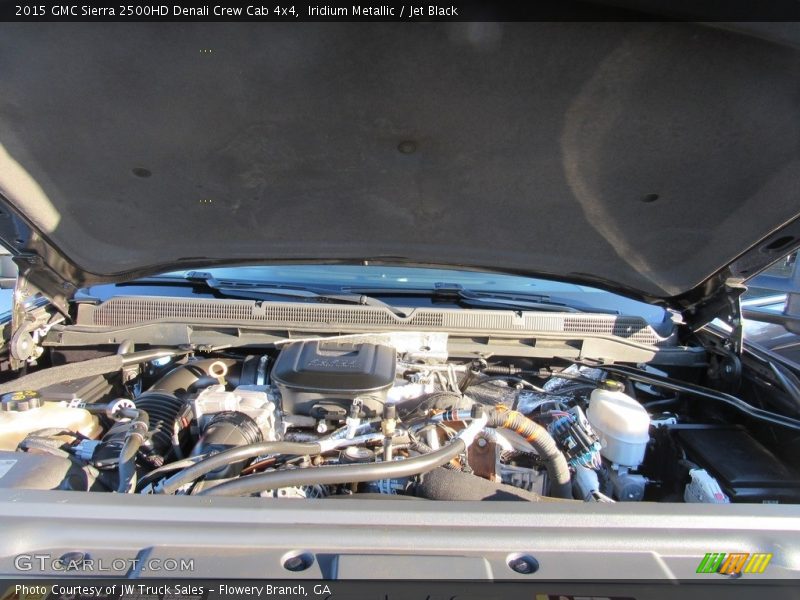 Iridium Metallic / Jet Black 2015 GMC Sierra 2500HD Denali Crew Cab 4x4