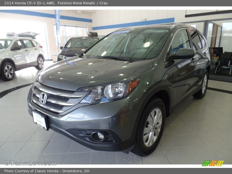 Polished Metal Metallic / Gray 2014 Honda CR-V EX-L AWD