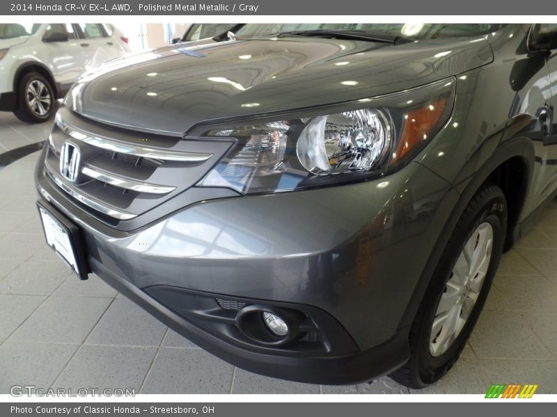 Polished Metal Metallic / Gray 2014 Honda CR-V EX-L AWD