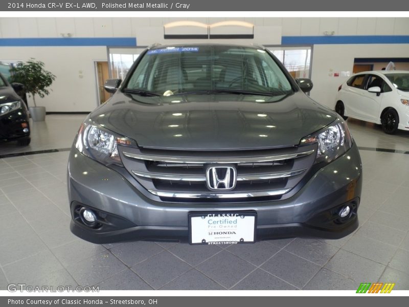 Polished Metal Metallic / Gray 2014 Honda CR-V EX-L AWD