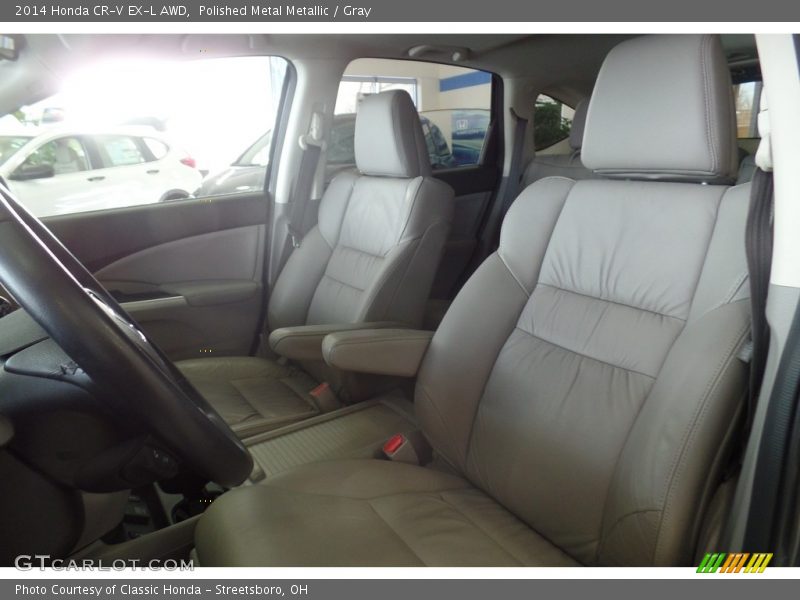Polished Metal Metallic / Gray 2014 Honda CR-V EX-L AWD