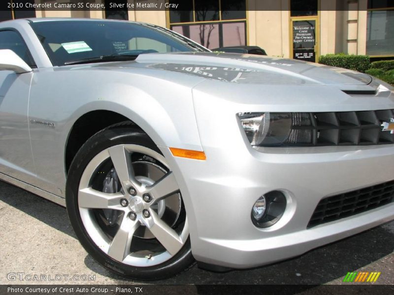 Silver Ice Metallic / Gray 2010 Chevrolet Camaro SS Coupe