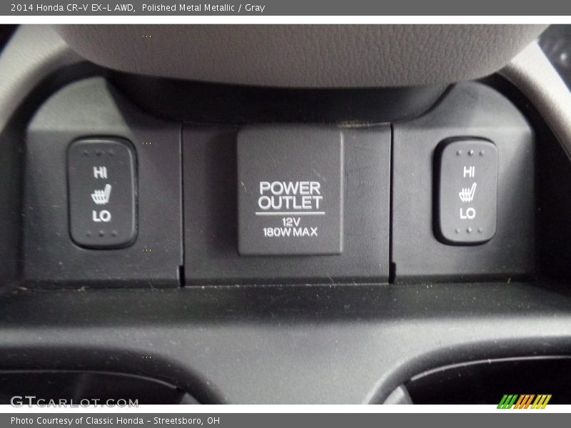 Polished Metal Metallic / Gray 2014 Honda CR-V EX-L AWD
