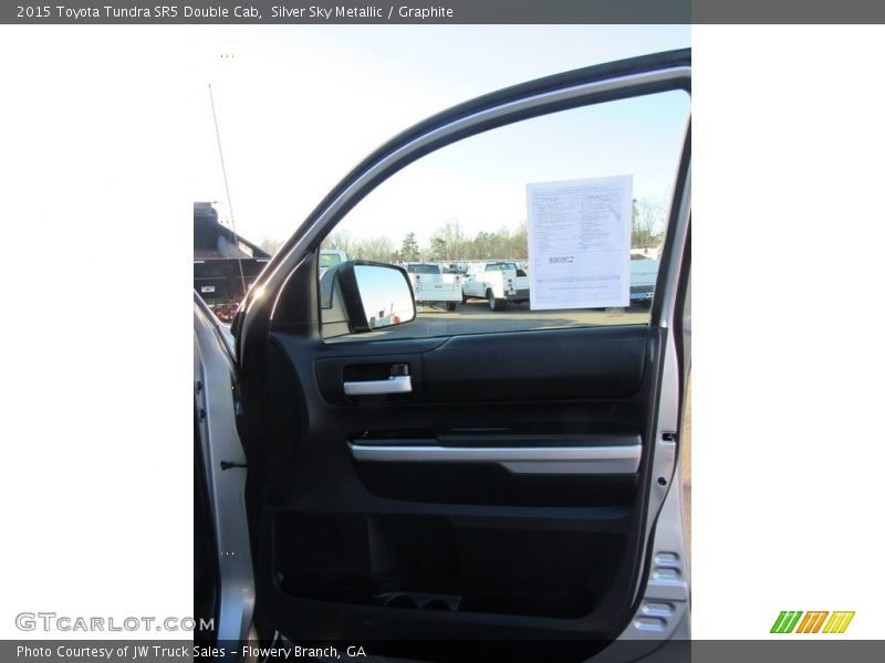 Silver Sky Metallic / Graphite 2015 Toyota Tundra SR5 Double Cab