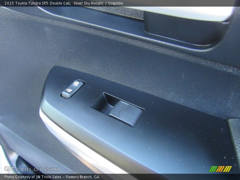 Silver Sky Metallic / Graphite 2015 Toyota Tundra SR5 Double Cab