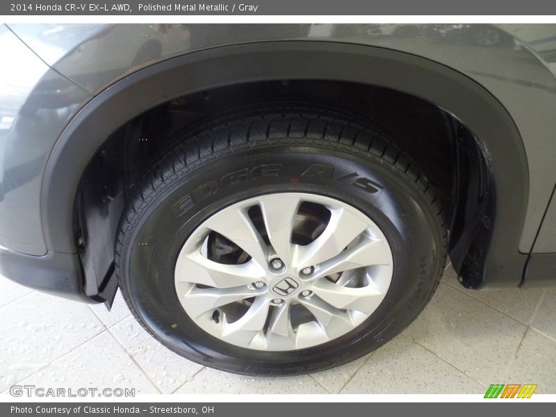 Polished Metal Metallic / Gray 2014 Honda CR-V EX-L AWD