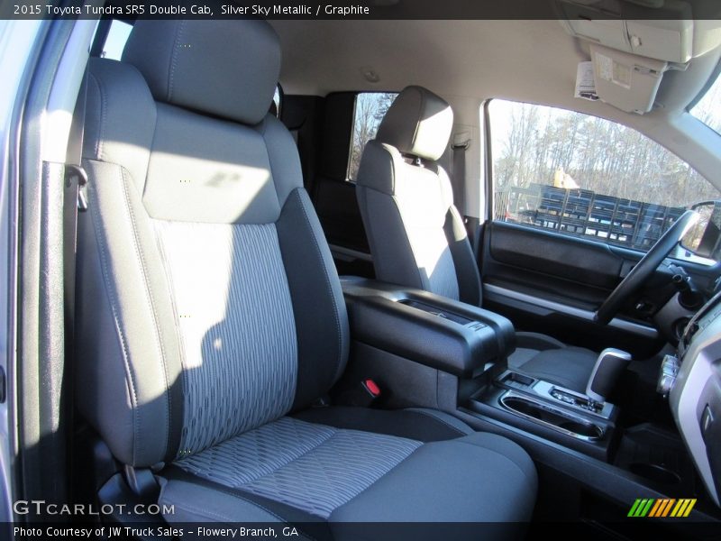 Silver Sky Metallic / Graphite 2015 Toyota Tundra SR5 Double Cab