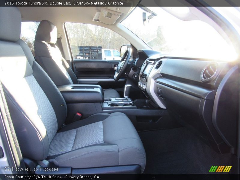 Silver Sky Metallic / Graphite 2015 Toyota Tundra SR5 Double Cab