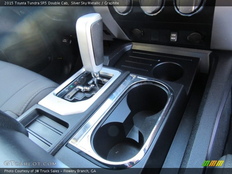 Silver Sky Metallic / Graphite 2015 Toyota Tundra SR5 Double Cab