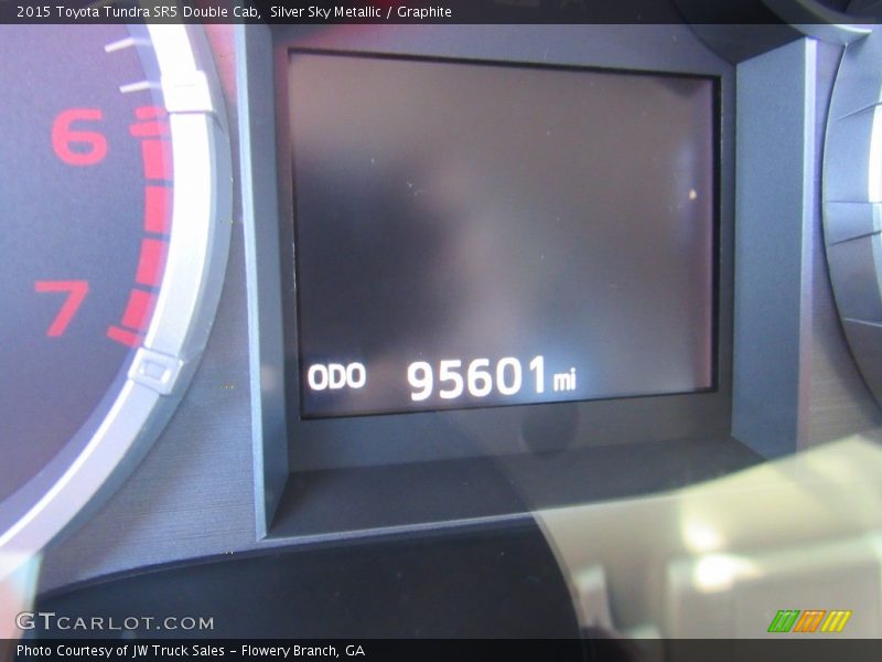 Silver Sky Metallic / Graphite 2015 Toyota Tundra SR5 Double Cab