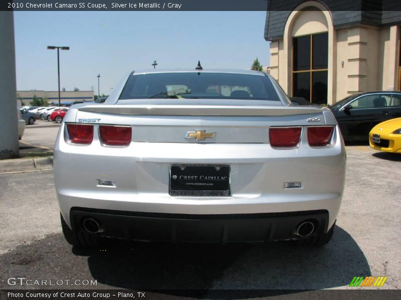 Silver Ice Metallic / Gray 2010 Chevrolet Camaro SS Coupe