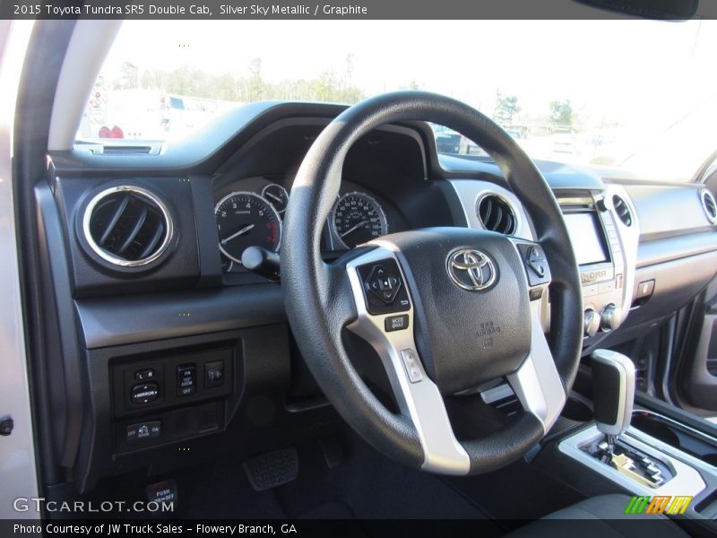 Silver Sky Metallic / Graphite 2015 Toyota Tundra SR5 Double Cab