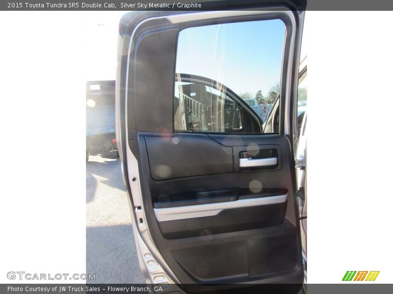 Silver Sky Metallic / Graphite 2015 Toyota Tundra SR5 Double Cab