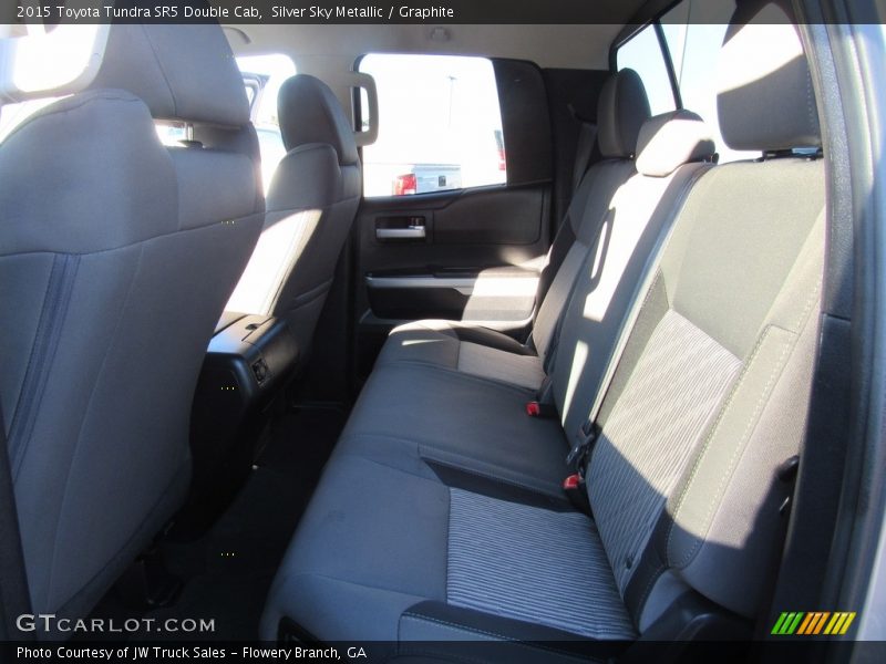 Silver Sky Metallic / Graphite 2015 Toyota Tundra SR5 Double Cab