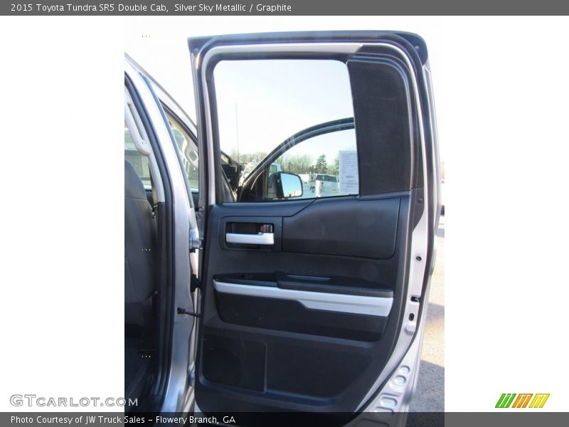 Silver Sky Metallic / Graphite 2015 Toyota Tundra SR5 Double Cab