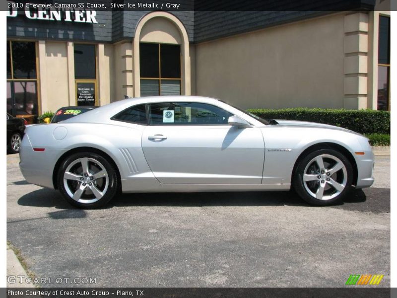 Silver Ice Metallic / Gray 2010 Chevrolet Camaro SS Coupe