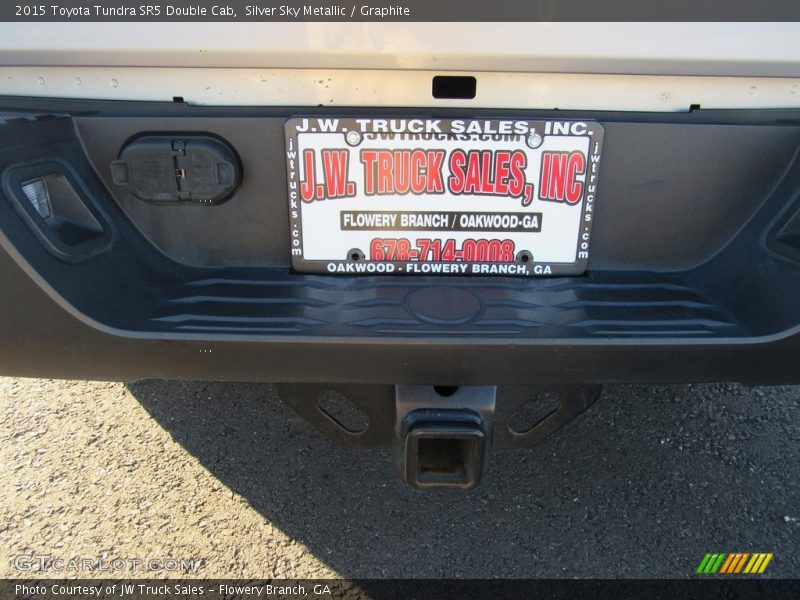 Silver Sky Metallic / Graphite 2015 Toyota Tundra SR5 Double Cab