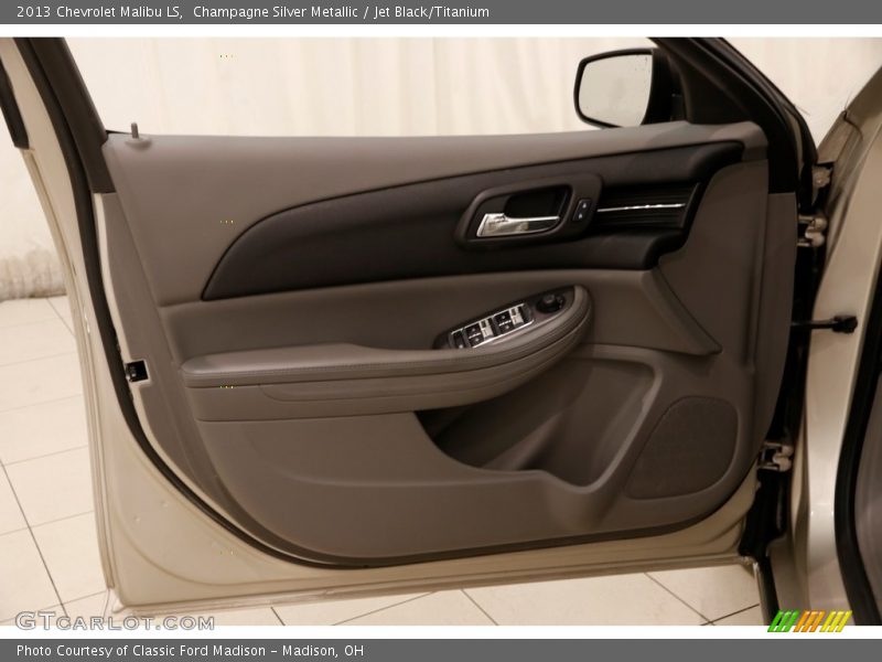 Champagne Silver Metallic / Jet Black/Titanium 2013 Chevrolet Malibu LS