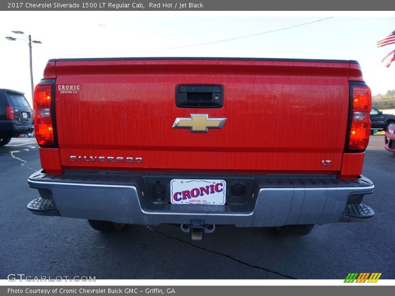 Red Hot / Jet Black 2017 Chevrolet Silverado 1500 LT Regular Cab