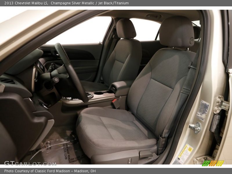 Champagne Silver Metallic / Jet Black/Titanium 2013 Chevrolet Malibu LS