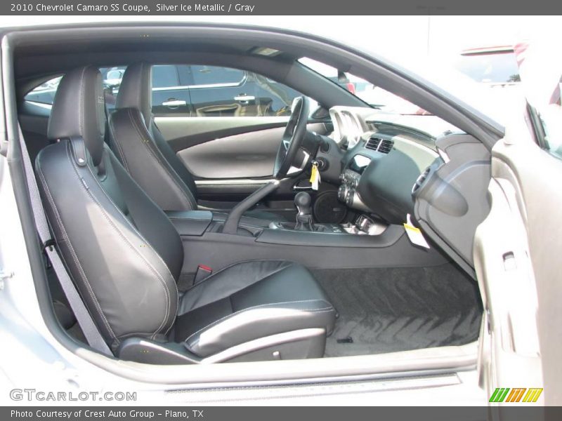 Silver Ice Metallic / Gray 2010 Chevrolet Camaro SS Coupe