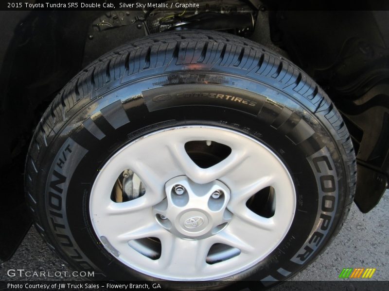 Silver Sky Metallic / Graphite 2015 Toyota Tundra SR5 Double Cab