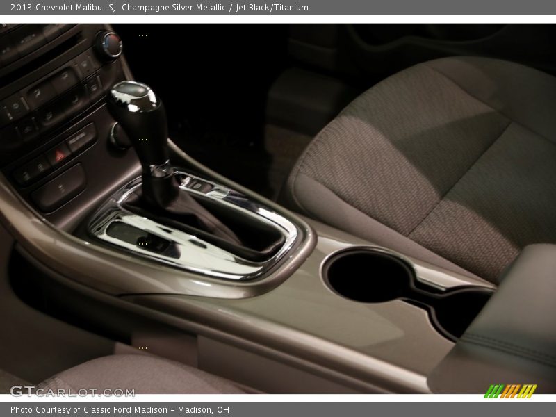 Champagne Silver Metallic / Jet Black/Titanium 2013 Chevrolet Malibu LS
