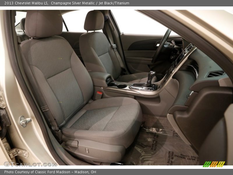 Champagne Silver Metallic / Jet Black/Titanium 2013 Chevrolet Malibu LS